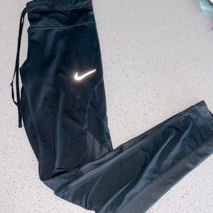 Nike Pants & Jumpsuit/ Dri-Fit Leggings with Mesh Full Length Color: Black